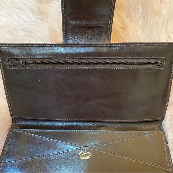 Vintage 70s Gucci Sherry Line Bifold Wallet - Picture 11 of 13